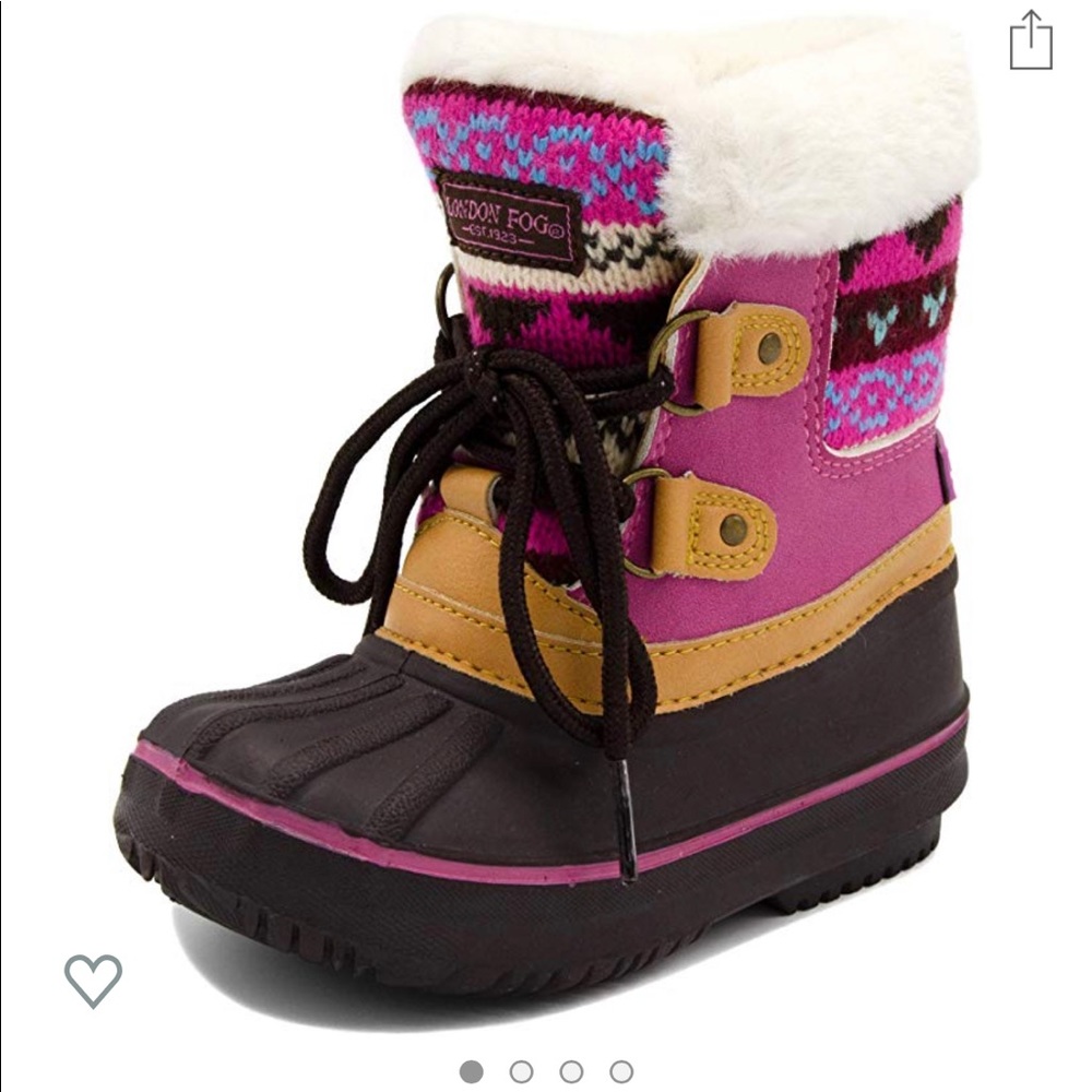 Girls London Fog winter boots size 1